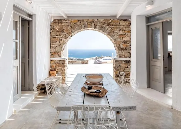 Windmill House With Private Pool And Breathtaking Views Semesterbostad *